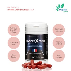 Viên uống hỗ trợ bổ thận, tang cường sinh lý nam Oyster Xmen (Hộp 30 viên)